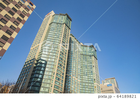 Cityscape of Seoul, Korea. modern architecture on sunny day. 125 Cityscape of Seoul, Korea. modern architecture on sunny day. 125 64189821