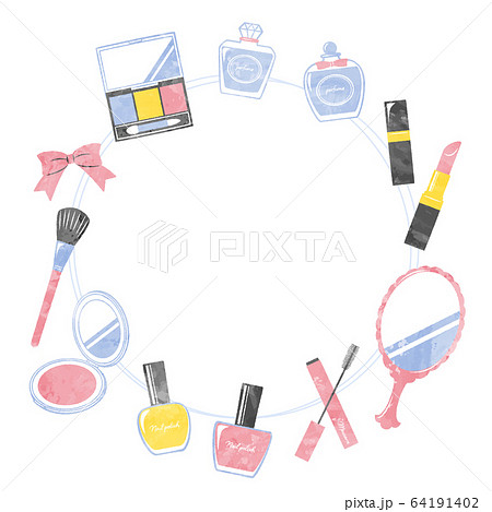 illustration of bath and make up 64191402