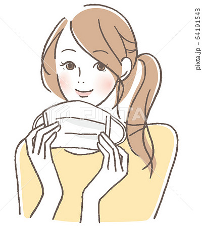 マスク　女性 64191543