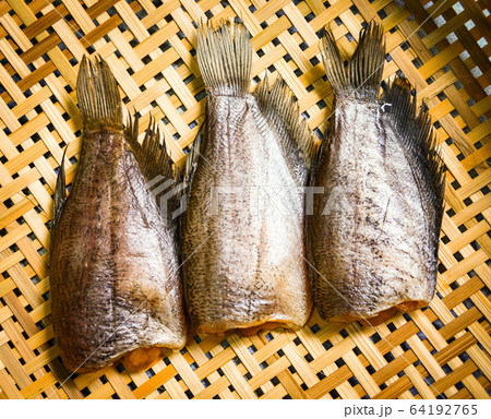 Sun dried fish / trichogaster pectoralis fish dry Sun dried fish / trichogaster pectoralis fish dry 64192765