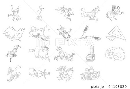 秋の星座線なし白 64193029