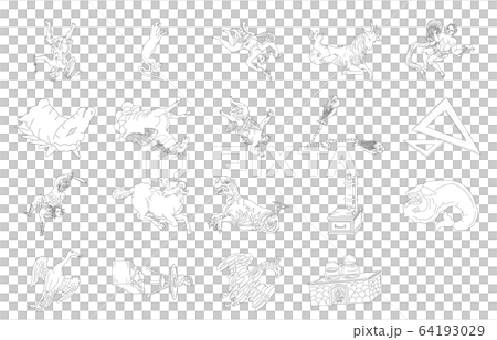 秋の星座線なし白 64193029