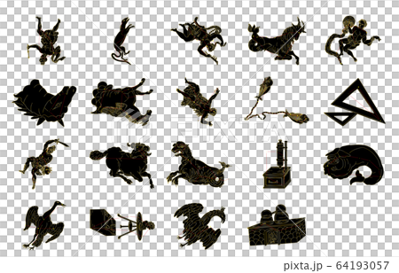 秋の星座黒 64193057