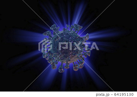 Digitally generated image of Coronavirus 64195130