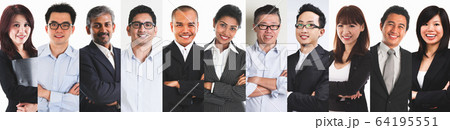 Group of different business people 64195551