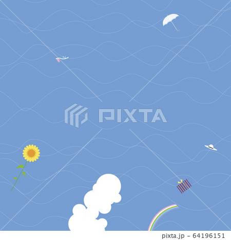 背景 夏のイラスト素材