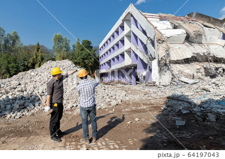 Demolition control supervisor and foreman Demolition control supervisor and foreman 64197043