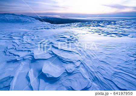 《北海道》極寒の旭岳・雪の造形美 64197950