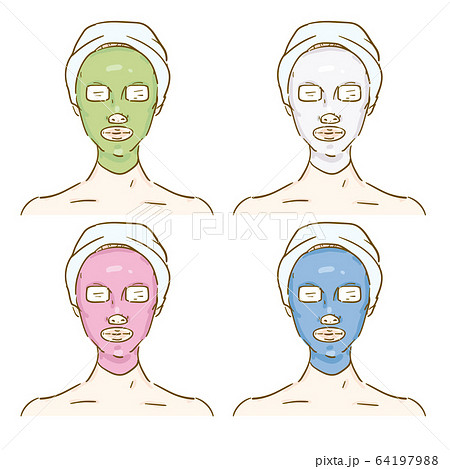 エステ プロ用 施術シーン フェイシャルパック エステ プロ用 施術シーン フェイシャルパック 64197988