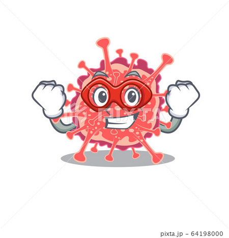 A cartoon character of polyploviricotina performed as a Super hero 64198000