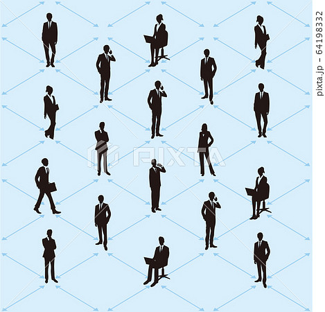 Social distancing set of icons 64198332