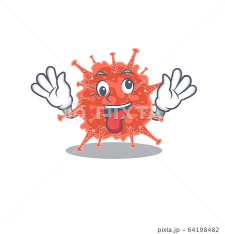 A picture of crazy face orthocoronavirinae mascot design style A picture of crazy face orthocoronavirinae mascot design style 64198482