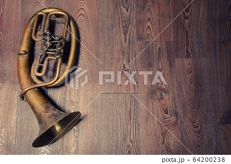 old brass horn 64200238