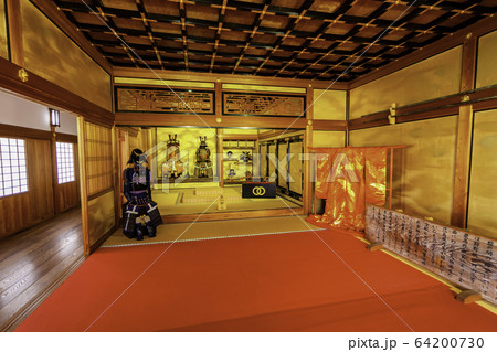 城下町龍野　龍野城　本丸御殿　上段の間　黄金の間　兵庫県たつの市 64200730