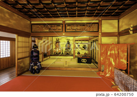 城下町龍野　龍野城　本丸御殿　上段の間　黄金の間　兵庫県たつの市 64200750