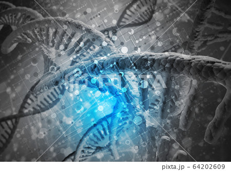 DNA molecules background DNA molecules background 64202609