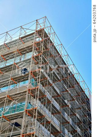 建設中のマンション 建設中のマンション 64203768
