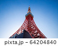 （東京都港区）東京タワーを見上げる 64204840