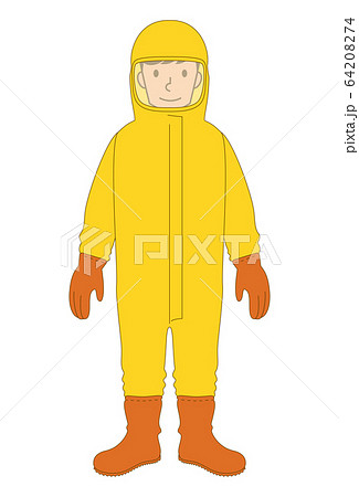 防護服 イラスト 防護服 イラスト 64208274