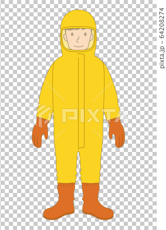 防護服 イラスト 防護服 イラスト 64208274