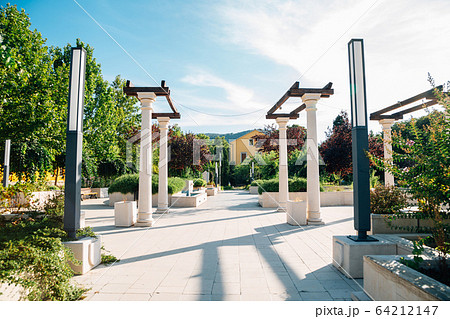 Spanish Square in Mostar, Bosnia and Herzegovina 64212147