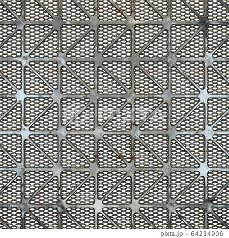 SciFi Panels. Futuristic texture. Spaceship hull geometric pattern. 3d illustration. 64214906