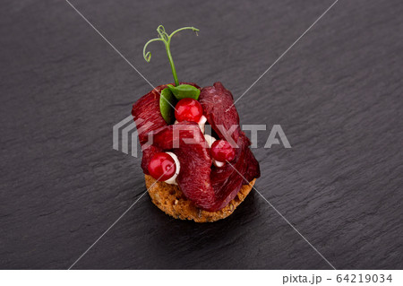 Fish and meat for visiting catering, for holidays and ceremonies, for restaurant, menu 64219034