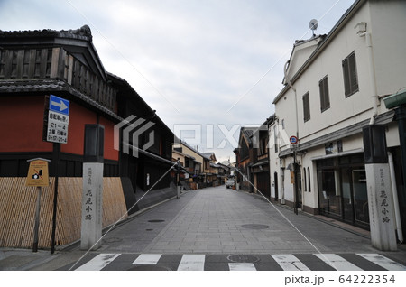 京都 花見小路の町並み2020年4月 京都 花見小路の町並み2020年4月 64222354