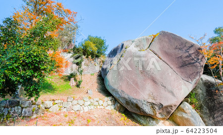 苗木城跡の風景(馬洗岩) 苗木城跡の風景(馬洗岩) 64223504