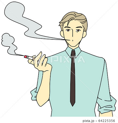 Men smoking cigarettes 64225356