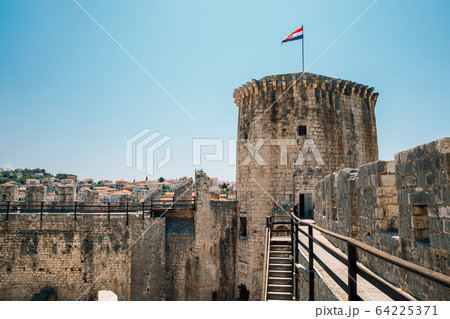 Kamerlengo castle and fortress in Trogir, Croatia 64225371