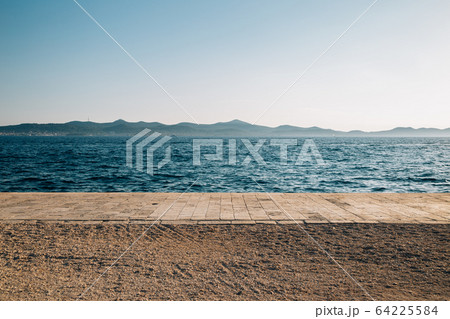 Sea and walking way in Zadar, Croatia Sea and walking way in Zadar, Croatia 64225584