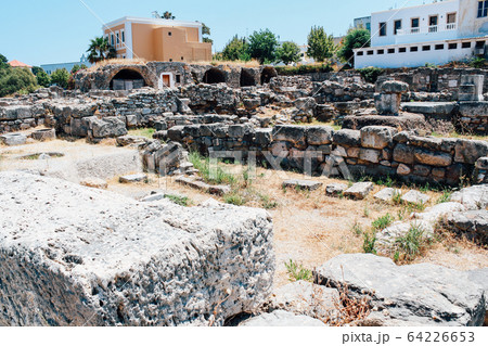 Ancient Agora in Kos island, Greece Ancient Agora in Kos island, Greece 64226653