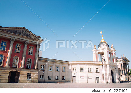 Am Alten Markt square and Landtag Brandenburg parliament in Potsdam, Germany Am Alten Markt square and Landtag Brandenburg parliament in Potsdam, Germany 64227402