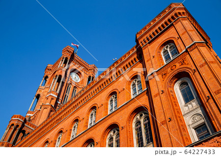 Rotes Rathaus Red City Hall in Berlin, Germany 64227433