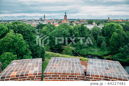 Spandau Citadel medieval fortress and old town in Berlin, Germany 64227481