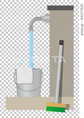 Bucket, tap and deck brush 64227820