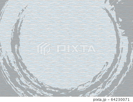 背景：和柄 和風 伝統 日本 壁紙 テクスチャ 屏風 ふすま 襖 灰色 64230071