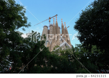 スペイン　バルセロナ　サグラダ・ファミリア 64231315