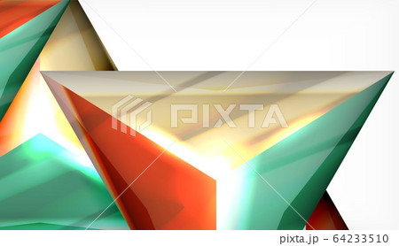 Triangle geometric vector abstract background Triangle geometric vector abstract background 64233510