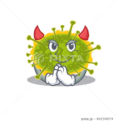 insthoviricetes dressed as devil cartoon character design style 64234074
