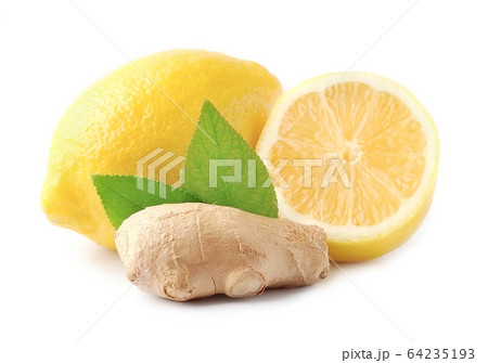 Lemon with ginger. 64235193