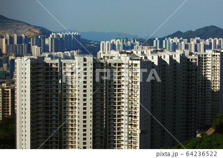23 June 2008 Hong Kong apartment blocks at north 23 June 2008 Hong Kong apartment blocks at north 64236522
