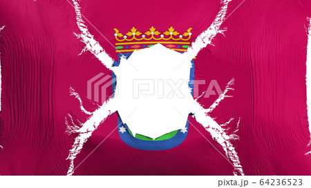 Madrid flag with a hole Madrid flag with a hole 64236523
