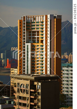 23 June 2008 Hong Kong apartment blocks at north 23 June 2008 Hong Kong apartment blocks at north 64236525