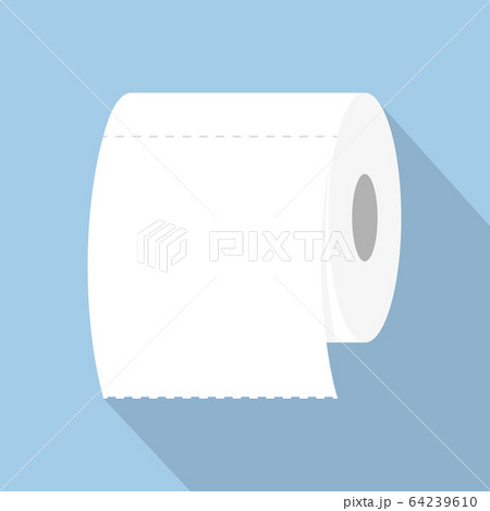roll of toilet paper icon 64239610