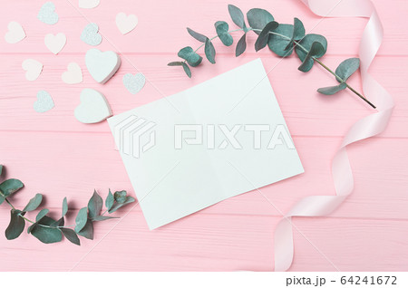 Valentines day or wedding mockup scene with blank Valentines day or wedding mockup scene with blank 64241672