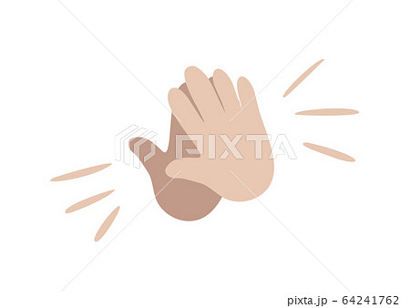 Clapping hands emoji icon. Applause gesture logo. Clapping hands emoji icon. Applause gesture logo. 64241762