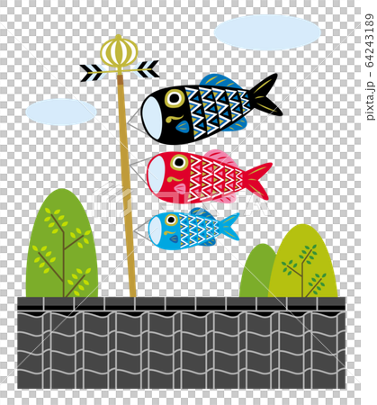 端午の節句 こいのぼり 端午の節句 こいのぼり 64243189