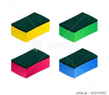 Scouring pads spong for housework cleaning and Scouring pads spong for housework cleaning and 64244305
